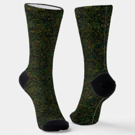 Bright Socks Elaborate Seamless Patterns 0039308 ソックス