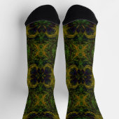 Bright Socks Elaborate Seamless Patterns 0039332 ソックス (上部)