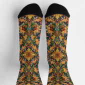 Bright Socks Elaborate Seamless Patterns 0039335 ソックス (上部)