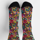 Bright Socks Elaborate Seamless Patterns 0039341 ソックス (上部)