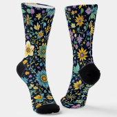 Bright Socks Elaborate Seamless Patterns 0039342 ソックス (傾斜あり)