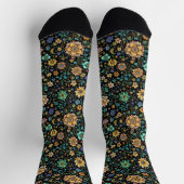 Bright Socks Elaborate Seamless Patterns 0039347 ソックス (上部)