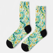 Bright Socks Elaborate Seamless Patterns 0039348 ソックス (左)