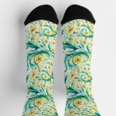 Bright Socks Elaborate Seamless Patterns 0039348 ソックス (上部)