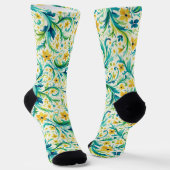 Bright Socks Elaborate Seamless Patterns 0039348 ソックス (傾斜あり)