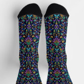 Bright Socks Elaborate Seamless Patterns 0039349 ソックス (上部)