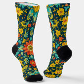 Bright Socks Elaborate Seamless Patterns 0039352 ソックス (傾斜あり)