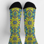 Bright Socks Elaborate Seamless Patterns 0039355 ソックス (上部)
