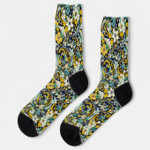 Bright Socks Elaborate Seamless Patterns 0039357 ソックス (左)