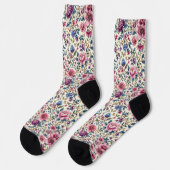 Bright Socks Elaborate Seamless Patterns 0039359 ソックス (左)