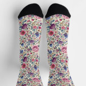 Bright Socks Elaborate Seamless Patterns 0039359 ソックス (上部)
