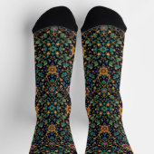 Bright Socks Elaborate Seamless Patterns 0039360 ソックス (上部)