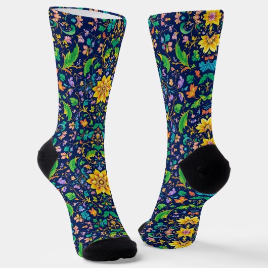 Bright Socks Elaborate Seamless Patterns 0039361 ソックス (傾斜あり)