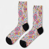 Bright Socks Elaborate Seamless Patterns 0039362 ソックス (左)