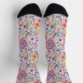Bright Socks Elaborate Seamless Patterns 0039362 ソックス (上部)