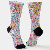Bright Socks Elaborate Seamless Patterns 0039362 ソックス (傾斜あり)