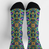 Bright Socks Elaborate Seamless Patterns 0039363 ソックス (上部)