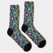 Bright Socks Elaborate Seamless Patterns 0039363 ソックス (右)