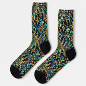 Bright Socks Elaborate Seamless Patterns 0039364 ソックス (左)
