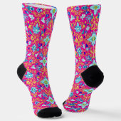 Bright Socks Elaborate Seamless Patterns 0039365 ソックス (傾斜あり)