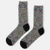 Bright Socks Elaborate Seamless Patterns 0039366 ソックス (左)