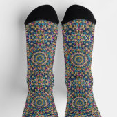 Bright Socks Elaborate Seamless Patterns 0039366 ソックス (上部)