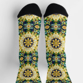 Bright Socks Elaborate Seamless Patterns 0039367 ソックス (上部)