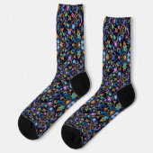 Bright Socks Elaborate Seamless Patterns 0039369 ソックス (左)