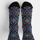 Bright Socks Elaborate Seamless Patterns 0039369 ソックス (上部)
