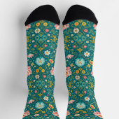 Bright Socks Elaborate Seamless Patterns 0039370 ソックス (上部)
