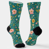 Bright Socks Elaborate Seamless Patterns 0039370 ソックス (傾斜あり)