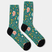 Bright Socks Elaborate Seamless Patterns 0039370 ソックス (右)