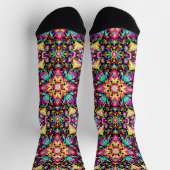 Bright Socks Elaborate Seamless Patterns 0039375 ソックス (上部)