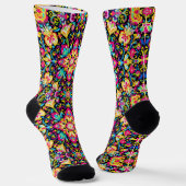 Bright Socks Elaborate Seamless Patterns 0039375 ソックス (傾斜あり)