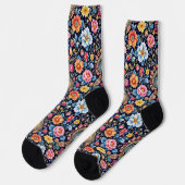 Bright Socks Elaborate Seamless Patterns 0039376 ソックス (左)