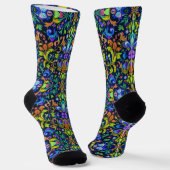 Bright Socks Elaborate Seamless Patterns 0039381 ソックス (傾斜あり)