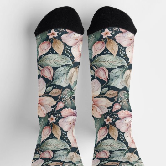 Bright Socks Elaborate Seamless Patterns 0039382 ソックス (上部)