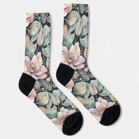 Bright Socks Elaborate Seamless Patterns 0039382 ソックス (右)