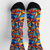 Bright Socks Elaborate Seamless Patterns 0039385 ソックス (上部)