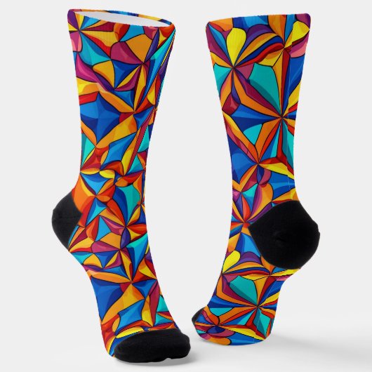 Bright Socks Elaborate Seamless Patterns 0039385 ソックス (傾斜あり)