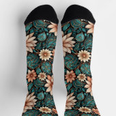 Bright Socks Elaborate Seamless Patterns 0039395 ソックス (上部)