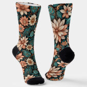 Bright Socks Elaborate Seamless Patterns 0039395 ソックス (傾斜あり)