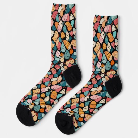 Bright Socks Elaborate Seamless Patterns 0039396 ソックス (左)