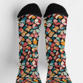 Bright Socks Elaborate Seamless Patterns 0039396 ソックス (上部)
