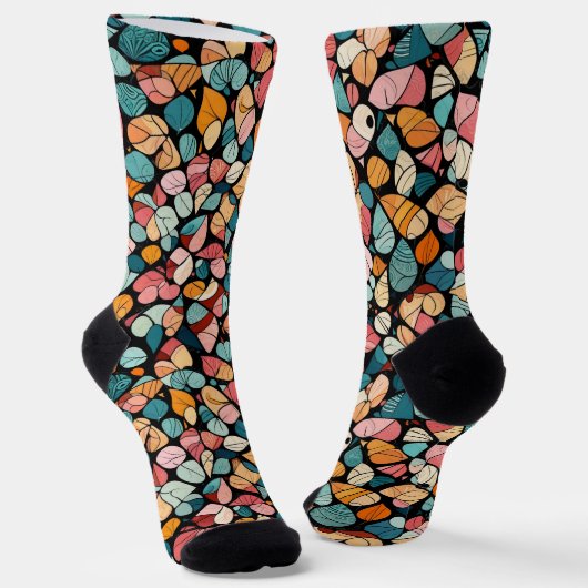 Bright Socks Elaborate Seamless Patterns 0039396 ソックス (傾斜あり)