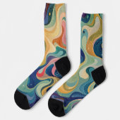 Bright Socks Elaborate Seamless Patterns 0039400 ソックス (左)