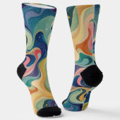 Bright Socks Elaborate Seamless Patterns 0039400 ソックス (傾斜あり)