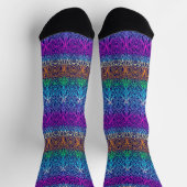 Bright Socks Elaborate Seamless Patterns 0039408 ソックス (上部)