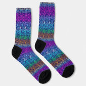 Bright Socks Elaborate Seamless Patterns 0039408 ソックス (右)