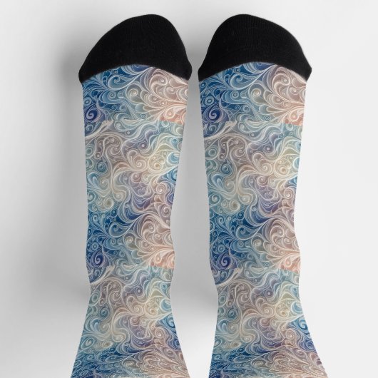 Bright Socks Elaborate Seamless Patterns 0039414 ソックス (上部)